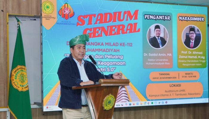 Stadium General FSI UMRI Hadirkan Direktur Pendidikan Tinggi Keagamaan Islam 