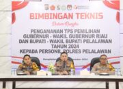 Polres Pelalawan Tingkatkan Kemampuan Personel dalam Pengamanan TPS Pilkada 2024