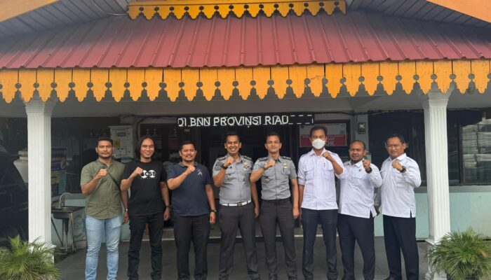 Terus bersinergi, Lapas Narkotika Rumbai Kuatkan Koordinasi Dengan BNN Provinsi Riau