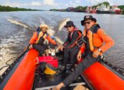 Tim SAR Lakukan Pencarian ABK Asal Malaysia, Hilang di Teluk Kentari Siak