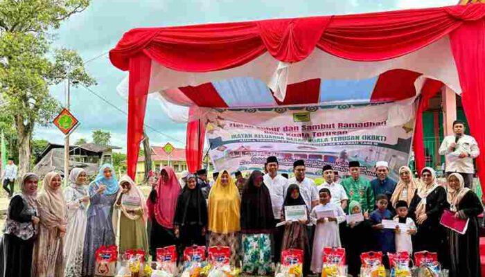 Sambut Ramadhan 1446 H, Baznas Pelalawan Bantu Masyarakat Desa Kuala Terusan Melalui Program Pelalawan Peduli