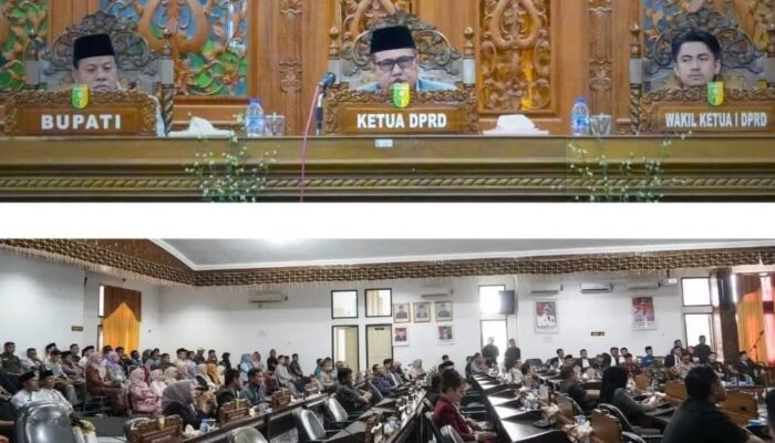 DPRD Kuansing Umumkan Pengesahan Pengangkatan Bupati dan Wakil Bupati Kuansing Terpilih