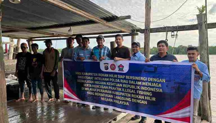 HNSI Kabupaten Rokan Hilir Siap Bersinergi dengan Direktorat Intelkam Polda Riau Cegah Illegal Fishing