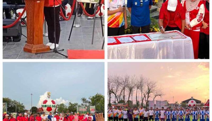 Kolaborasi Pemkab dan Perusahaan Hadirkan Lapangan Mini Soccer untuk Warga Pelalawan