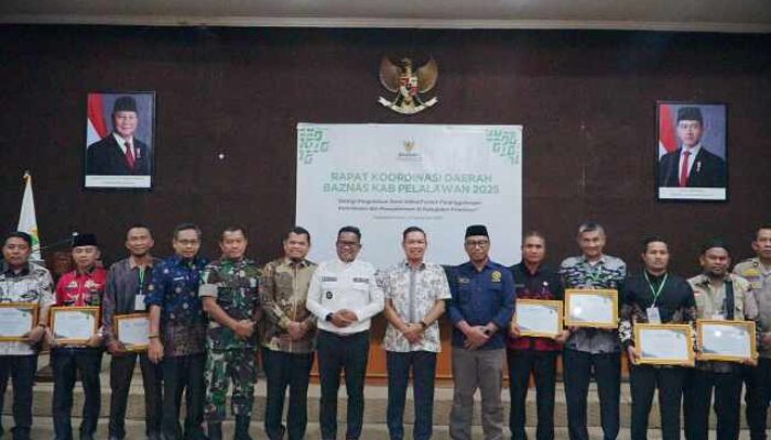 Bupati Zukri Buka Rakorda BAZNAS Kabupaten Pelalawan  Tahun 2025