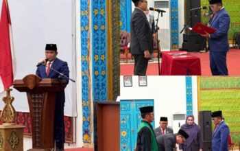 Bupati H.Zukri Resmi Lantik Tengku Zulfan sebagai Sekda Pelalawan