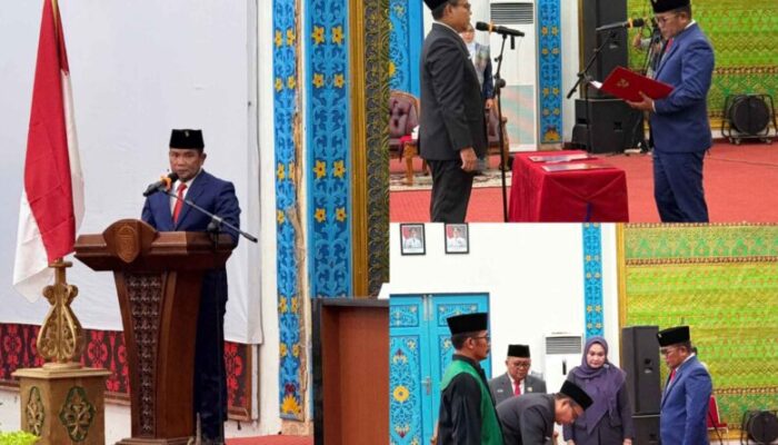 Bupati H.Zukri Resmi Lantik Tengku Zulfan sebagai Sekda Pelalawan