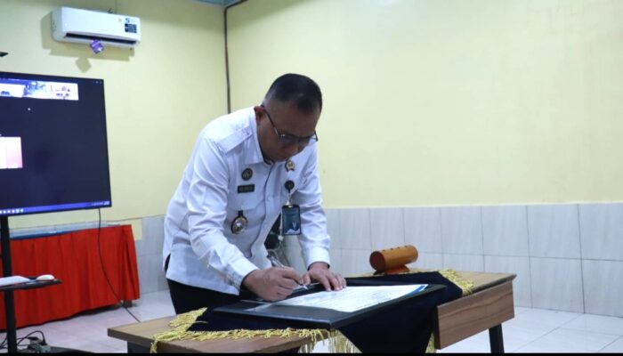 Lapas Rantauprapat Laksanakan Penandatanganan Komitmen Bersama Secara Virtual