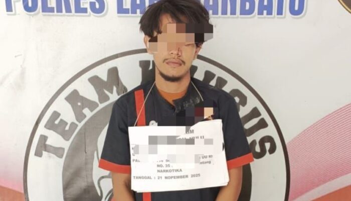 Gegara Sabu, Pria Ini Diciduk Unit Reskrim Polsek Bilah Hulu
