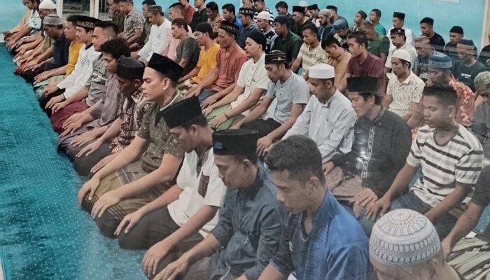 Lapas Rantauprapat Melaksanakan Sholat Taraweh