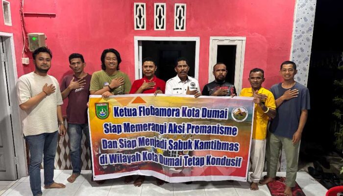 Flobamora Kota Dumai Tegaskan Perang Melawan Premanisme, Siap Jadi Mitra Kamtibmas