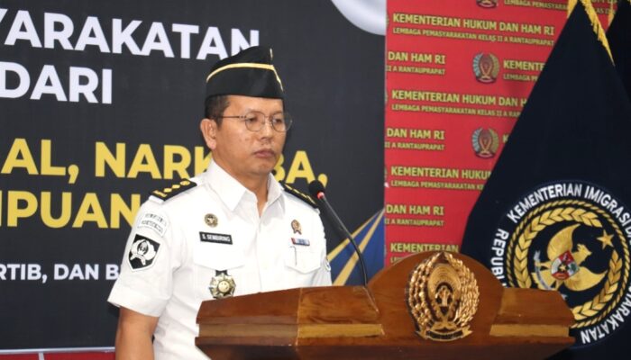 Lapas Rantauprapat Tegaskan Komitmen “Zero Halinar” Melalui Ikrar Bersama dan Razia Gabungan