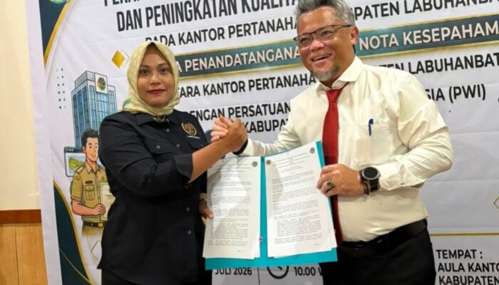 MoU BPN-PWI Labuhanbatu: Media Mitra Pengawas & Edukasi Publik